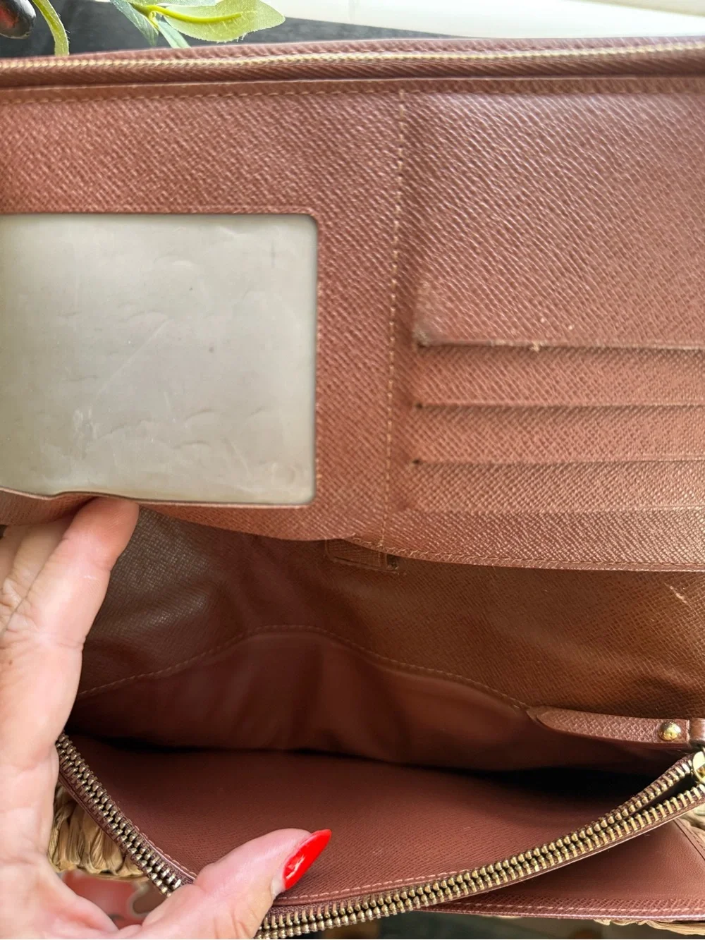 Louis Vuitton Brown Monogram Zip Around Wallet LV Insolite XL organizer wallet